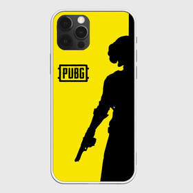 Чехол для iPhone 12 Pro с принтом PUBG | ПАБГ YELLOW в Ухте, силикон | область печати: задняя сторона чехла, без боковых панелей | playerunknowns battlegrounds | pubg