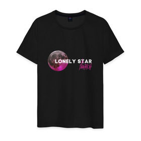 Мужская футболка хлопок с принтом Lonely star в Ухте, 100% хлопок | прямой крой, круглый вырез горловины, длина до линии бедер, слегка спущенное плечо. | Тематика изображения на принте: dead dynasty | pharaoh | pink phloyd | мертвая династия | фараон