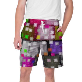 Мужские шорты 3D Абстрактное сияние: в Ухте,  полиэстер 100% | прямой крой, два кармана без застежек по бокам. Мягкая трикотажная резинка на поясе, внутри которой широкие завязки. Длина чуть выше колен |