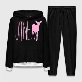 Женский костюм 3D (с толстовкой) Футболка Мах. Life is Strange: в Ухте,  |  | deer | jane | life is strange | pink | олень | розовый