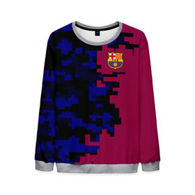 Мужской свитшот 3D с принтом FC Barca 2018 Creative uniform в Ухте, 100% полиэстер с мягким внутренним слоем | круглый вырез горловины, мягкая резинка на манжетах и поясе, свободная посадка по фигуре | Тематика изображения на принте: fc | fc barcelona | fcb | fly emirates | ronaldo | абстракция | барселона | геометрия | зож | клуб | линии | месси | модные | мяч | реал мадрид | спорт | спортивные | тренды | футбол | футбольный клуб | эмблема
