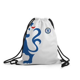 Рюкзак-мешок 3D с принтом Chelsea Uniform в Ухте, 100% полиэстер | плотность ткани — 200 г/м2, размер — 35 х 45 см; лямки — толстые шнурки, застежка на шнуровке, без карманов и подкладки | chelsea | emirates | fc | абстракция | геометрия | зож | клуб | линии | мода | модные | мяч | спорт | спортивные | стиль | тренды | флаг россии | футбол | футбольный клуб | челси | экстрим | эмблема
