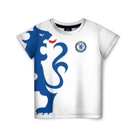 Детская футболка 3D с принтом Chelsea Uniform в Ухте, 100% гипоаллергенный полиэфир | прямой крой, круглый вырез горловины, длина до линии бедер, чуть спущенное плечо, ткань немного тянется | chelsea | emirates | fc | абстракция | геометрия | зож | клуб | линии | мода | модные | мяч | спорт | спортивные | стиль | тренды | флаг россии | футбол | футбольный клуб | челси | экстрим | эмблема