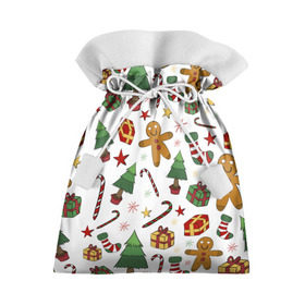 Подарочный 3D мешок С новым годом!: в Ухте, 100% полиэстер | Размер: 29*39 см | дед | елка | зима | мороз | рождество | снег | снеговик | сочельник