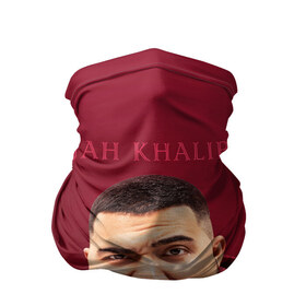 Бандана-труба 3D с принтом Jah Khalib в Ухте, 100% полиэстер, ткань с особыми свойствами — Activecool | плотность 150‒180 г/м2; хорошо тянется, но сохраняет форму | jah khalib | бахтияр мамедов | жа калеб | жан кхалиб | хипхоп