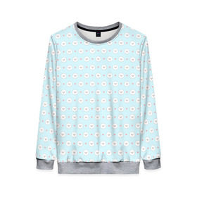 Женский свитшот 3D с принтом Немецкий шпиц_8 в Ухте, 100% полиэстер с мягким внутренним слоем | круглый вырез горловины, мягкая резинка на манжетах и поясе, свободная посадка по фигуре | 