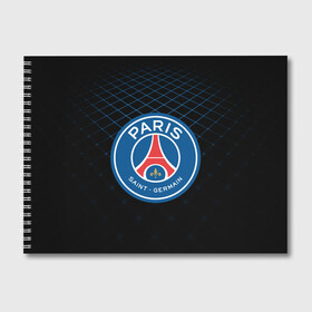 Альбом для рисования с принтом PSG 2018 Line в Ухте, 100% бумага
 | матовая бумага, плотность 200 мг. | fc | fly emirates | paris | psg | лого | париж | псж | спорт | спортивные | фк | футбольный клуб