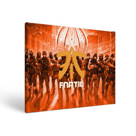 Холст прямоугольный с принтом FNATIC CS GO в Ухте, 100% ПВХ |  | counter strike | cs | cs go | fnatic | global | go.offensive | шутер
