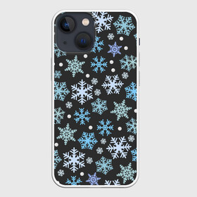 Чехол для iPhone 13 mini с принтом Snow в Ухте,  |  | deer | ho | merry christmas | new year | santa | xmas | дед мороз | зима | клаус | новый год | ночь | олени | праздник | рождество | санта | снег