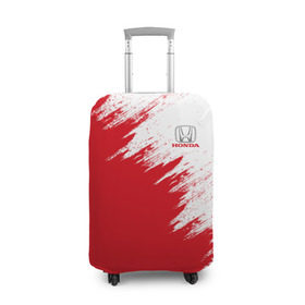 Чехол для чемодана 3D с принтом Honda в Ухте, 86% полиэфир, 14% спандекс | двустороннее нанесение принта, прорези для ручек и колес | car | honda | race | авто | гонки | краска | марка | машина | хонда
