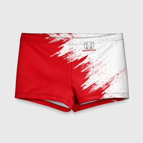 Детские купальные плавки 3D Honda: в Ухте, Полиэстер 85%, Спандекс 15% | Слитный крой, подклад по переду изделия, узкие бретели | car | honda | race | авто | гонки | краска | марка | машина | хонда