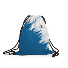 Рюкзак-мешок 3D с принтом Suzuki в Ухте, 100% полиэстер | плотность ткани — 200 г/м2, размер — 35 х 45 см; лямки — толстые шнурки, застежка на шнуровке, без карманов и подкладки | 