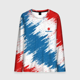 Мужской лонгслив 3D Suzuki: в Ухте, 100% полиэстер | длинные рукава, круглый вырез горловины, полуприлегающий силуэт | car | race | suzuki | авто | гонки | краска  | марка | машина | сузуки