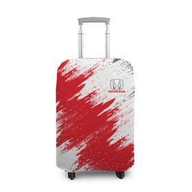 Чехол для чемодана 3D с принтом Honda в Ухте, 86% полиэфир, 14% спандекс | двустороннее нанесение принта, прорези для ручек и колес | car | honda | race | авто | гонки | краска | марка | машина | хонда