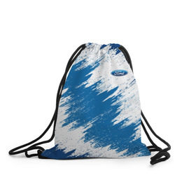 Рюкзак-мешок 3D с принтом Ford в Ухте, 100% полиэстер | плотность ткани — 200 г/м2, размер — 35 х 45 см; лямки — толстые шнурки, застежка на шнуровке, без карманов и подкладки | car | ford | race | авто | гонки | краска | марка | машина | форд