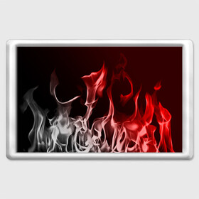 Магнит 45*70 с принтом Огонь и дым в Ухте, Пластик | Размер: 78*52 мм; Размер печати: 70*45 | fire | flame | in fire | smoke | в огне | дым | огненный | огонь | текстуры