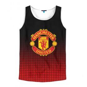 Мужская майка 3D с принтом F.C.M.U 2018 Geometry Sport в Ухте, 100% полиэстер | круглая горловина, приталенный силуэт, длина до линии бедра. Пройма и горловина окантованы тонкой бейкой | Тематика изображения на принте: fc | manchester united | манчестер юнайтед | спорт | спортивные | фк | футбол | футбольный клуб