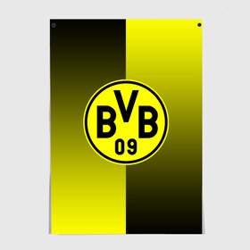 Постер с принтом FC Borussia 2018 Reverse в Ухте, 100% бумага
 | бумага, плотность 150 мг. Матовая, но за счет высокого коэффициента гладкости имеет небольшой блеск и дает на свету блики, но в отличии от глянцевой бумаги не покрыта лаком | боруссия | дортмунд