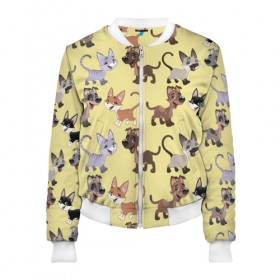 Женский бомбер 3D с принтом Верный друг в Ухте, 100% полиэстер | застегивается на молнию, по бокам два кармана без застежек, мягкие манжеты, по низу бомбера и на воротнике — эластичная резинка | год собаки | новый год | пес | собака | щенок