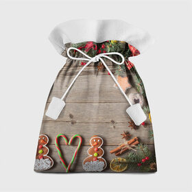 Подарочный 3D мешок Запах нового года: в Ухте, 100% полиэстер | Размер: 29*39 см |