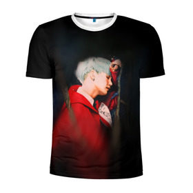 Мужская футболка 3D спортивная Suga_BTS: в Ухте, 100% полиэстер с улучшенными характеристиками | приталенный силуэт, круглая горловина, широкие плечи, сужается к линии бедра | bangtan boys | bts | bts army | бантаны бтс