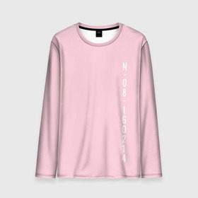 Мужской лонгслив 3D с принтом BTS SAVE ME JUNGKOOK _pink в Ухте, 100% полиэстер | длинные рукава, круглый вырез горловины, полуприлегающий силуэт | bangtan boys | bts | бантаны бтс