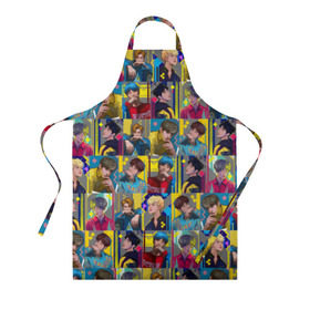 Фартук 3D Bangtan Boys: в Ухте, 100% полиэстер | общий размер — 65 х 85 см, ширина нагрудника — 26 см, горловина — 53 см, длина завязок — 54 см, общий обхват в поясе — 173 см. Принт на завязках и на горловине наносится с двух сторон, на основной части фартука — только с внешней стороны | bangtan boys | bts | бантаны бтс