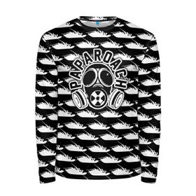 Мужской лонгслив 3D с принтом Papa Roach в Ухте, 100% полиэстер | длинные рукава, круглый вырез горловины, полуприлегающий силуэт | papa roach | roach | папа роач | папароач | папароч | роач | роч