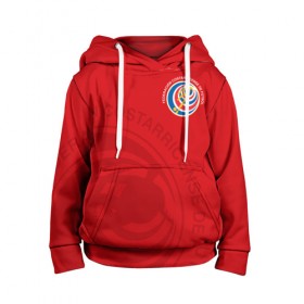 Детская толстовка 3D Коста-Рика, форма: в Ухте, 100% полиэстер | двухслойный капюшон со шнурком для регулировки, мягкие манжеты на рукавах и по низу толстовки, спереди карман-кенгуру с мягким внутренним слоем |