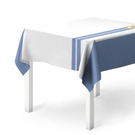 Скатерть 3D с принтом Уругвай, форма в Ухте, 100% полиэстер (ткань не мнется и не растягивается) | Размер: 150*150 см | 