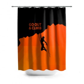 Штора 3D для ванной с принтом climbing в Ухте, 100% полиэстер | плотность материала — 100 г/м2. Стандартный размер — 146 см х 180 см. По верхнему краю — пластиковые люверсы для креплений. В комплекте 10 пластиковых колец | adrenaline | extreme | hiking | mountaineering | mountains | risk | rock climb | rocks | sport | адреналин | альпинизм | высота | горы | риск | скалолазание | скалы | спорт | туризм | экстрим