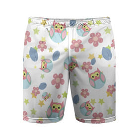 Мужские шорты 3D спортивные Веселые совята: в Ухте,  |  | птица | сова | филин