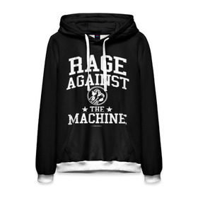 Мужская толстовка 3D с принтом Rage Against the Machine в Ухте, 100% полиэстер | двухслойный капюшон со шнурком для регулировки, мягкие манжеты на рукавах и по низу толстовки, спереди карман-кенгуру с мягким внутренним слоем. | rage against the machine | альтернативный | америка | американская рок группа | брэд уилк | жанр | зак де ла роча | калифорния | лос анджелес | метал | музыка | ню метал | рок | рэп метал | рэп рок | рэпкор | сша