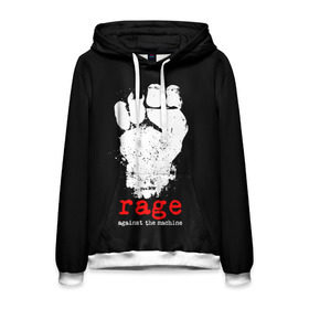 Мужская толстовка 3D с принтом Rage Against the Machine в Ухте, 100% полиэстер | двухслойный капюшон со шнурком для регулировки, мягкие манжеты на рукавах и по низу толстовки, спереди карман-кенгуру с мягким внутренним слоем. | rage against the machine | альтернативный | америка | американская рок группа | брэд уилк | жанр | зак де ла роча | калифорния | лос анджелес | метал | музыка | ню метал | рок | рэп метал | рэп рок | рэпкор | сша