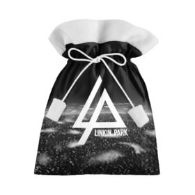 Подарочный 3D мешок с принтом LINKIN PARK в Ухте, 100% полиэстер | Размер: 29*39 см | linkin park | logo | music | pop | rock | альтернатива | металл | музыка | музыкальный | поп | рок | честер беннингтон