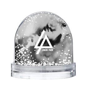 Водяной шар с принтом LINKIN PARK GRAY ABSTRACT ROCK в Ухте, Пластик | Изображение внутри шара печатается на глянцевой фотобумаге с двух сторон | linkin park | logo | music | pop | rock | альтернатива | металл | музыка | музыкальный | поп | рок | честер беннингтон