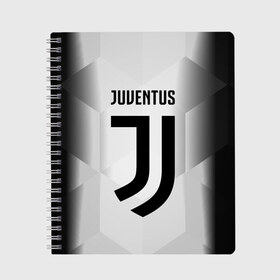 Тетрадь с принтом Juventus 2018 Original в Ухте, 100% бумага | 48 листов, плотность листов — 60 г/м2, плотность картонной обложки — 250 г/м2. Листы скреплены сбоку удобной пружинной спиралью. Уголки страниц и обложки скругленные. Цвет линий — светло-серый
 | fly emirates | juventus | ronaldo | клуб | линии | мода | модные | мяч | реал мадрид | спорт | спортивные | стиль | футбол | футбольный клуб | экстрим | эмблема | ювентус