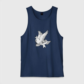 Мужская майка хлопок с принтом LIL PEEP. Cry Baby в Ухте, 100% хлопок |  | band | bird | cry baby | emo | lil peep | logo | music | musician | rap | swag | whiner | группа | леттеринг | логотип | музыка | музыкант | нытик | птица | рэп | сваг | шрифт | эмо