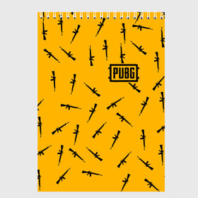 Скетчбук с принтом PUBG в Ухте, 100% бумага
 | 48 листов, плотность листов — 100 г/м2, плотность картонной обложки — 250 г/м2. Листы скреплены сверху удобной пружинной спиралью | playerunknowns battlegrounds | pubg | боевик | военные | война | игры | известные | оружие | шутеры