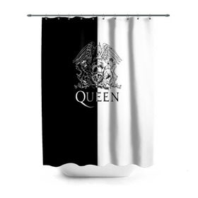 Штора 3D для ванной с принтом Queen в Ухте, 100% полиэстер | плотность материала — 100 г/м2. Стандартный размер — 146 см х 180 см. По верхнему краю — пластиковые люверсы для креплений. В комплекте 10 пластиковых колец | paul rodgers | queen | quen | брайан мэй | глэм | группа | джон дикон | квин | королева | куин | меркури | меркьюри | мэркури | поп | роджер тейлор | рок | фредди | фреди | хард | хардрок