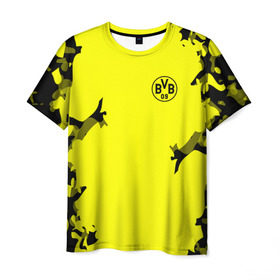 Мужская футболка 3D с принтом FC Borussia 2018 Original в Ухте, 100% полиэфир | прямой крой, круглый вырез горловины, длина до линии бедер | боруссия | дортмунд