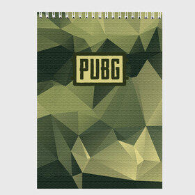 Скетчбук с принтом PUBG в Ухте, 100% бумага
 | 48 листов, плотность листов — 100 г/м2, плотность картонной обложки — 250 г/м2. Листы скреплены сверху удобной пружинной спиралью | battlegrounds | camo | player | unknowns | игра | камуфляж | шутер