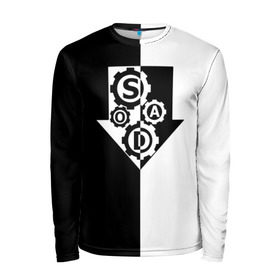 Мужской лонгслив 3D с принтом System of a Down в Ухте, 100% полиэстер | длинные рукава, круглый вырез горловины, полуприлегающий силуэт | soad | soil | system of a down | группа | дав | дарон малакян | джон долмаян | метал | ню | оф | рок | серж танкян | систем | соад | сод | соэд | шаво одаджян | э доун