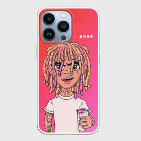 Чехол для iPhone 13 Pro с принтом Lil Pump Boss в Ухте,  |  | Тематика изображения на принте: hip hop | hiphop | lil pump | mc | rap | газзи гарсия | зачитал | клауд | клауд рэп | лил памп | лили | мс | памп | реп | репер | речитатив | рэп | рэпер | трэп | хип | хип хоп | хипхоп | хоп