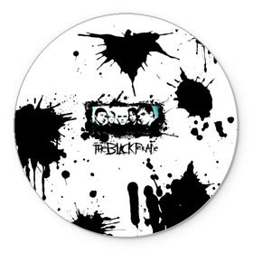 Коврик для мышки круглый с принтом We are the black parade в Ухте, резина и полиэстер | круглая форма, изображение наносится на всю лицевую часть | Тематика изображения на принте: gerard way | mcr | my chemical romance | альтернативный | группа | джерард уэй | май кемикал романс | мкр | мой химический роман | мхр | мцр | панк | поп | поппанк | рок | рэй торо
