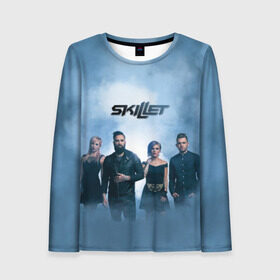 Женский лонгслив 3D с принтом Smoke в Ухте, 100% полиэстер | длинные рукава, круглый вырез горловины, полуприлегающий силуэт | awake | monster | skillet | джон купер | кори купер | рок