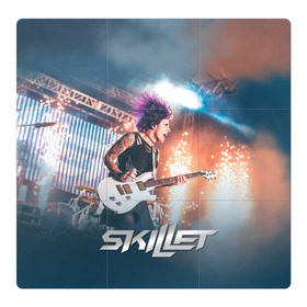 Магнитный плакат 3Х3 с принтом Korey Cooper в Ухте, Полимерный материал с магнитным слоем | 9 деталей размером 9*9 см | Тематика изображения на принте: awake | monster | skillet | джон купер | кори купер | рок