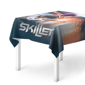 Скатерть 3D с принтом Korey Cooper в Ухте, 100% полиэстер (ткань не мнется и не растягивается) | Размер: 150*150 см | awake | monster | skillet | джон купер | кори купер | рок