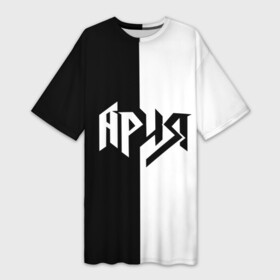 Платье-футболка 3D с принтом Ария в Ухте,  |  | 