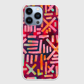 Чехол для iPhone 13 Pro Geometry: в Ухте,  |  | abstract | art | boho | ethnic | geometry | lines | абстракция | арт | геометрия | краска | линии | этника